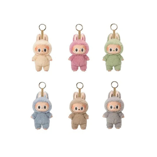 LabubuV1 Exciting Macaron real doll 100% authentic Vinyl Plush Pendant